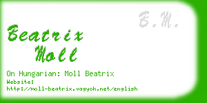 beatrix moll business card